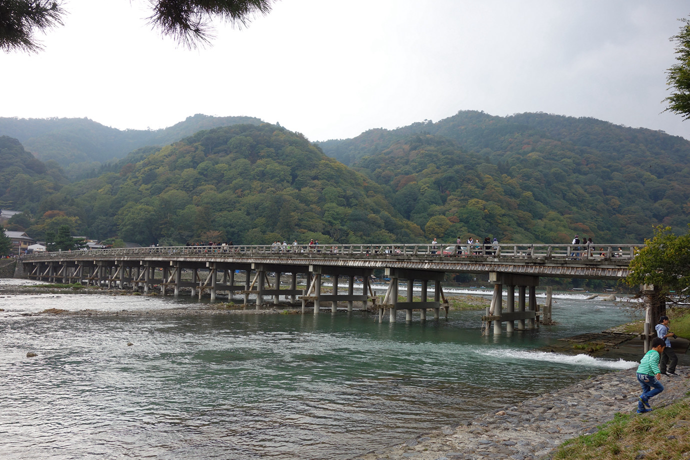 京都-嵐山渡月橋